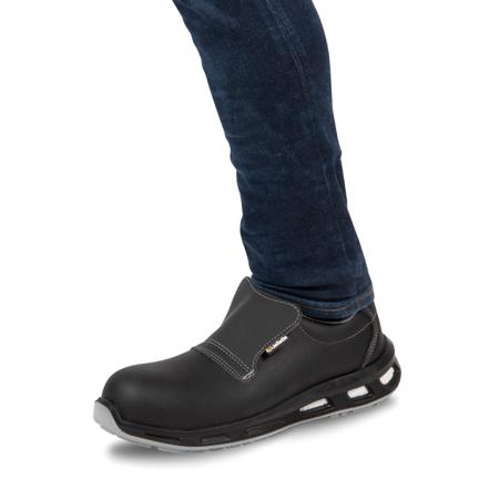 JALCARBO-JYJY217-39 Jallatte JY217 Unisex Black Polymer Toe Capped Safety Shoes, UK 6, EU 39