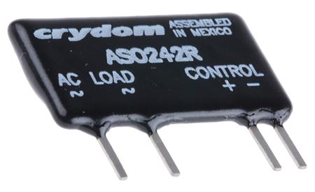 ASO242R Sensata Crydom Solid State Relay, 2 A Load, PCB Mount, 280 V rms Load, 10 V dc Control