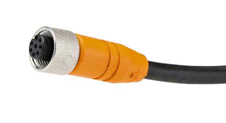 Y92E-M12PURSH8S2M-L Omron  Receiver Cable, For Use With F3S-TGR-CL Light Curtain