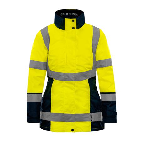 PARKACALIF6JML T2S California Yellow Women 4 IN 1 Parka, L