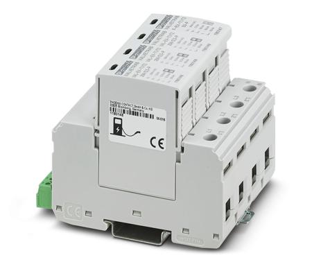 1180150 Phoenix Contact, VAL-EV-T1/T2 264/12.5/3+1-R Lightning / Surge Arrester