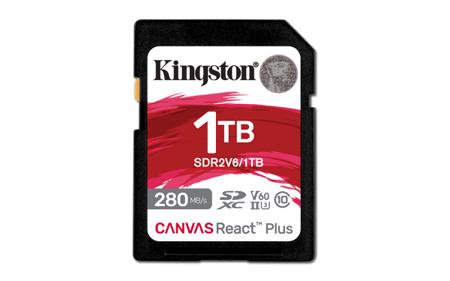 SDR2V6/1TB Kingston 1 TB SDXC SD Card, Class 10, U3, UHS-II, V60