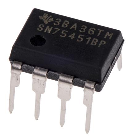 SN75451BP Texas Instruments Dual Peripheral Driver 8-Pin PDIP,