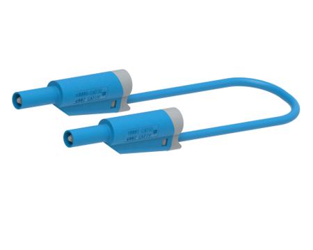 2717-IEC-25BL Electro PJP Banana Plug, Blue, 25cm Lead Length