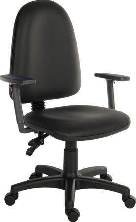 625-798 RS PRO Black Plastic Operator Chair, 120 Weight Capacity