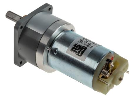 901-3317 RS PRO Brushed Geared DC Geared Motor, 24 V dc, 20 Ncm, 80 rpm, 6mm Shaft Diameter