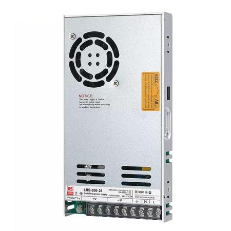 262-9113 RS PRO Embedded Switch Mode Power Supply (SMPS), 24V dc, 14.6A, 350W, 1 Output, 85 → 264V ac Input Voltage