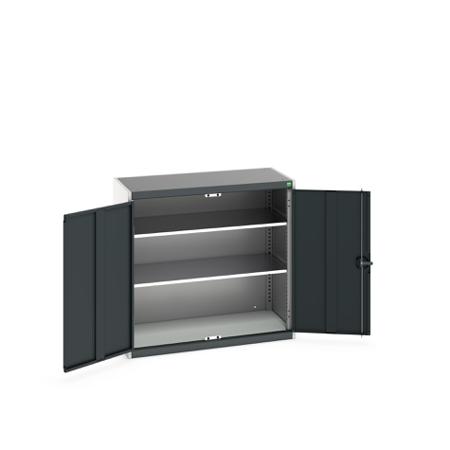 40031027-19V Bott 2 Door Sheet Steel Floor Standing Cupboard, 1050 X 525 X 1000mm