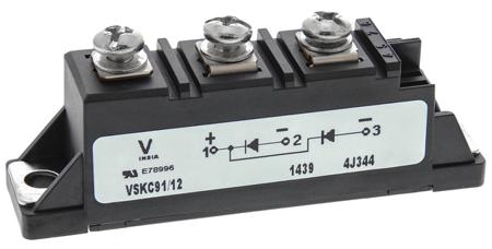 VS-VSKC91/12 Vishay 1200 V 100 A Diode 3-Pin TO-240