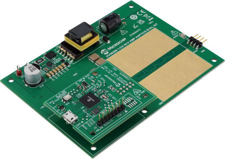 EV86G67A Microchip  Evaluation Board for HV56266 Haptics Eval Kit for ATSAML21J18B-MNT SAM MCU