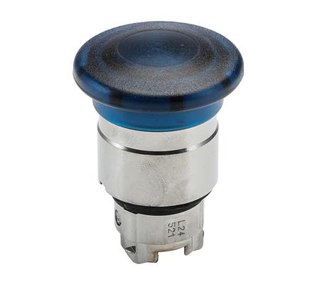 ZB4BW463 Schneider Electric Harmony XB4 Series, Blue Push Button Head, Spring Return, 22mm Cutout