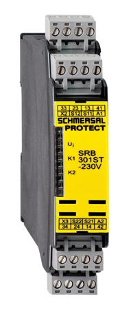 SRB301ST-48-230VAC Schmersal Monitoring Relay, DPST, DIN Rail