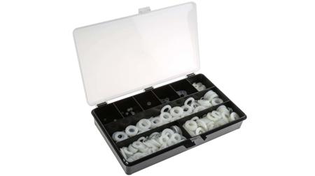 232-6877 RS PRO 1500 piece Nylon Plain Washer Kit