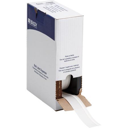 BM7C-125-342 Brady B-342 Black on White Heatshrink Labels, 3.2 mm Width, 5.97mm Label Length, 3.2mm Label Width