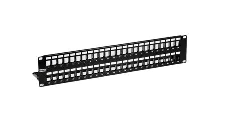 TC-KP48S Trendnet TC Series Cat6a 48 Port Patch Panel Shielded 86mm Black