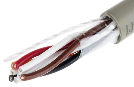 B963041 GE321 Alpha Wire ProTekt Series Data Cable, 4 Pairs, 8 Cores, 0.23 mm², Unscreened, 24 AWG, 50m, None Shield