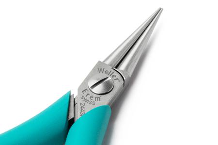2443P Erem by Weller 146 mm Tool Steel Round Nose Pliers, Jaw Length: 33.5mm
