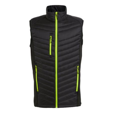 TRA894-W0B-60 Regatta Professional TRA894 Black/Lime Bodywarmer, M