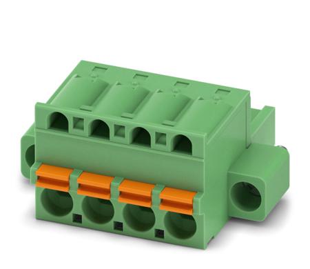 1796018 Phoenix Contact, 5.08mm Pitch, FKC 2.5/ 4-STF-5.08 EX, 4 Way, Pluggable Terminal Block, Plug, Spring Cage Termination,