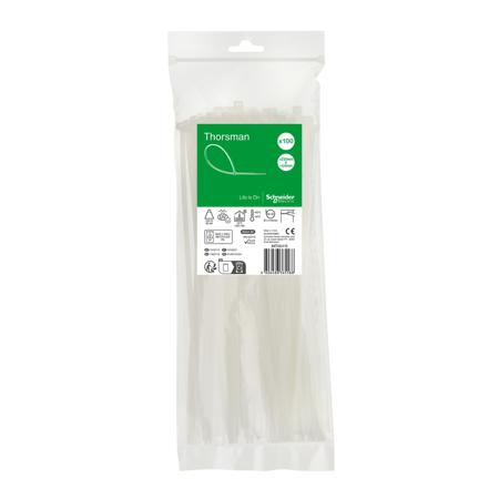 IMT46415 Schneider Electric Cable Tie, , 250mm x 4.8 mm, Clear Nylon, Pk-1