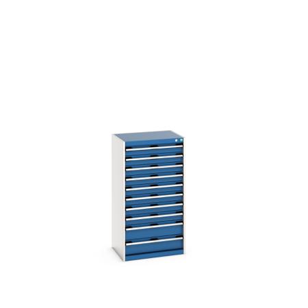 40011065-11V Bott 10 Cabinet, Steel, 1200mm x 525mm x 650mm, Blue