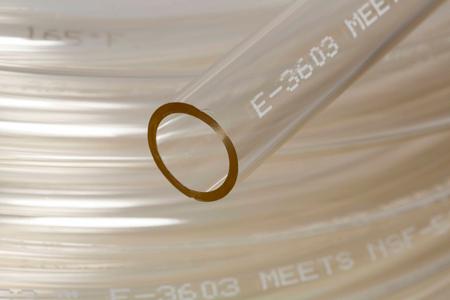 ACF00012 Saint-Gobain Industrial & Consumer Solutions Tygon® E-3603 Flexible Tube, Special PVC, 4.8mm ID, 8mm OD, Clear, 15m