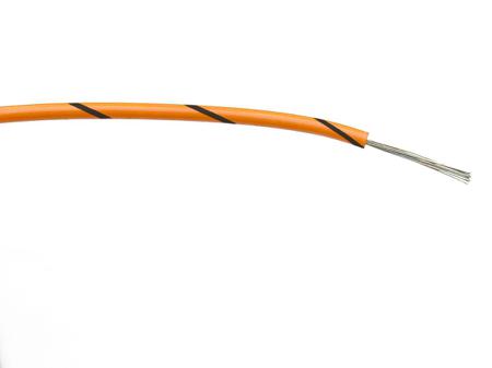 267-5770 Black/Orange 0.5 mm² Hook Up Wire, 16/0.2 mm, 100m, PVC Insulation