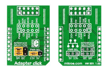 MIKROE-1432 MikroElektronika  Accessory Board for use with mikroBUS Socket