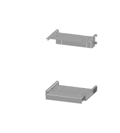 8PQ6000-5BA25 Siemens Grey 3 Gang Mounting Plate Sheet Steel Mounting Plate