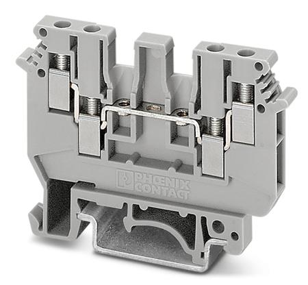 2775375 Phoenix Contact  UDK 3 Series Grey, 2.5mm², 1-Level, Screw Termination