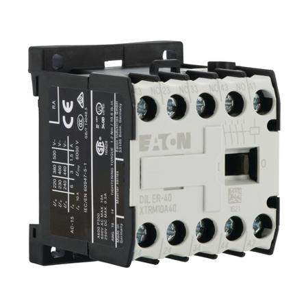 010478-DILER-40-240V50HZ- Eaton Contactor Relay - 4NO, 3 A Contact Rating, xStart