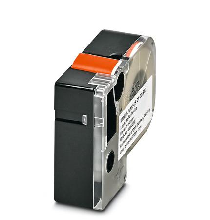 0803958 Phoenix Contact MM-EMLF Black on Orange Label Printer Tape, 8m Label Length