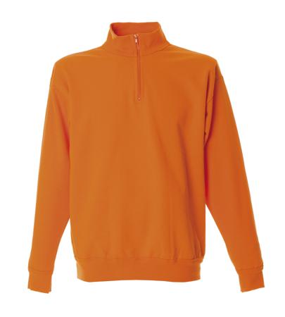 989217-M-ORANGE JRC 989217 Orange 20% Polyester, 80% Cotton Sweat Shirt M