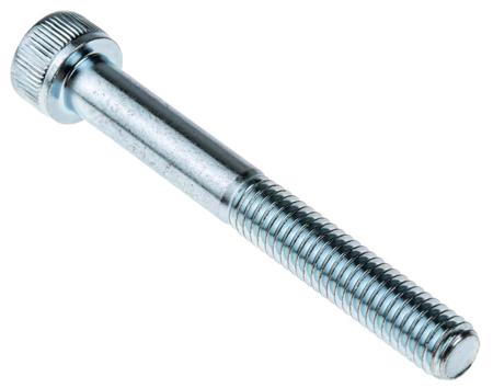 483-8354 RS PRO Bright Zinc Plated Steel Hex Socket Cap Screw, DIN 912, M6 x 50mm