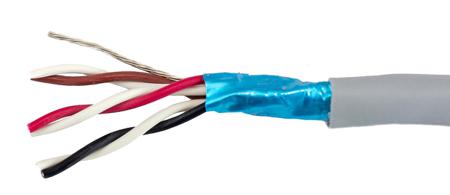 78153 SL005 Alpha Wire Ecogen Ecocable Mini Series Data Cable, 3 Pairs, 6 Cores, 0.09 mm², Screened, 28 AWG, 30m, Screened Shield