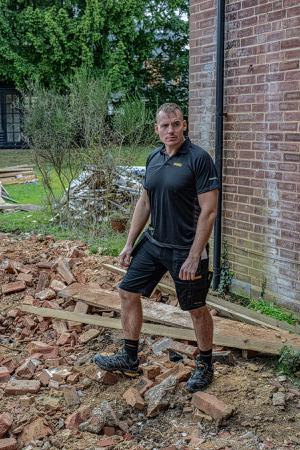 Rutland-XXL DeWALT Rutland Black, Grey Polyester Polo Shirt, UK- 48 - 50in, EUR- 122 - 127cm