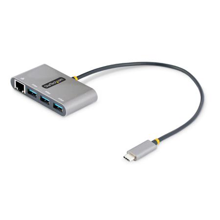 HB30C3A1GEA2 StarTech.com 3 Port USB 3.0 USB A, USB C USB C Hub, USB Bus Powered, 11.8 x 3.1 x 0.6in