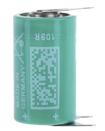 06127201301 Varta Lithium Manganese Dioxide 3V, 1/2 AA Battery