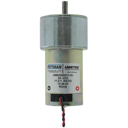 GM9234S017-R1 PITTMAN AMETEK TIP Brushed Geared DC Geared Motor, 14 W, 24 V dc, 43 Ncm, 424 rpm, 6.34mm Shaft Diameter