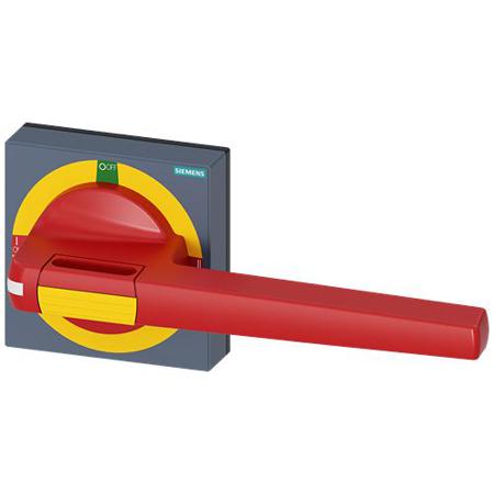 8UD1861-4AE05 Siemens Red, Yellow Rotary Handle, 8UD1861 Series