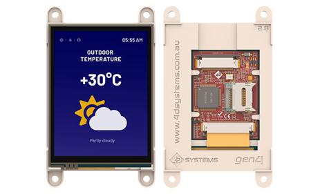 gen4-uLCD-28D 4D Systems  TFT LCD Colour Display, 2.8in, 240 x 320pixels