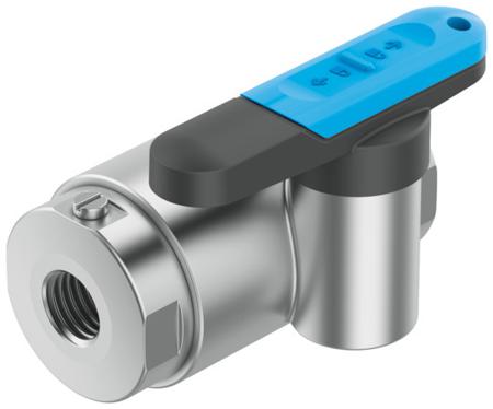 VZQH-2H-6-GG-V4V4EPM-6 Festo VZQH Series Threaded Pinch Valve, G 1/4 Inlet Port, 8187050