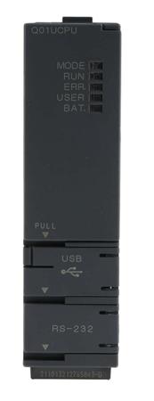 Q01UCPU Mitsubishi Q Series Series PLC CPU for Use with MELSEC Q Series, 1024-Input
