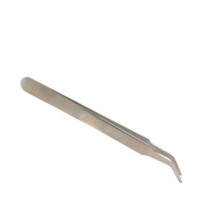 429-744 RS PRO 120mm, Low Carbon Austenitic Steel, Curved, Tweezer