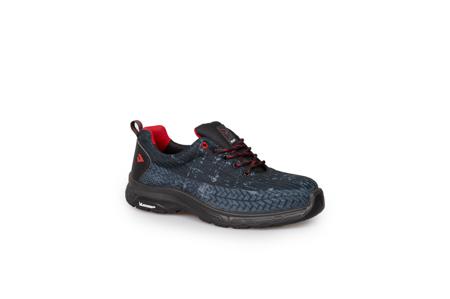 JR90795-8D-K-4-S3-HRO-SRC-38 Bicap Stelvio Low Unisex Black Fibreglass Toe Capped Safety Shoes, UK 5, EU 38