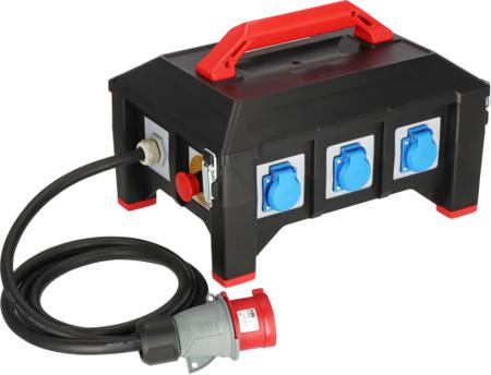 9150321026 brennenstuhl 2m 6 Socket Type E - French Extension Lead Kit, 415 V, IP44