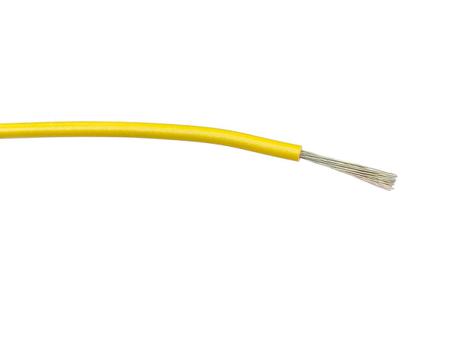 267-5845 Yellow 1 mm² Hook Up Wire, 32/0.2 mm, 100m, PVC Insulation