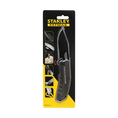 FMHT0-10312 Stanley 88.9mm Folding Pocket Knife Straight Blade