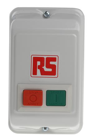 909-4085 RS Pro 0.75 kW Manual 3PST DOL Starter, 240 V, 1 Phase, IP55