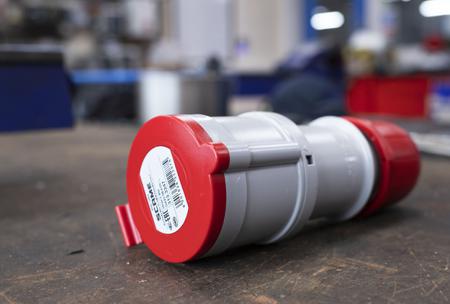 313-3247 Scame IP44 Red Cable Mount 3P+N+E Industrial Power Socket, Rated At 32A, 415 V